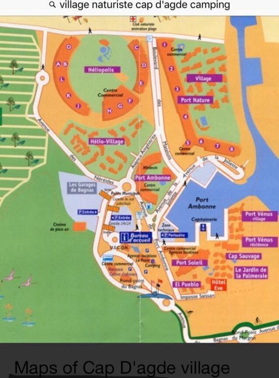 Studio Village Naturiste Port Nature 6 Agde Ngoại thất bức ảnh